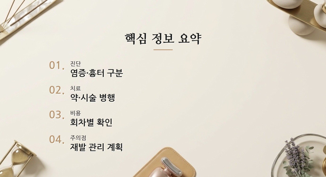 여드름 병원은 어떤 기준으로 비교해야 하나요? 핵심 정보