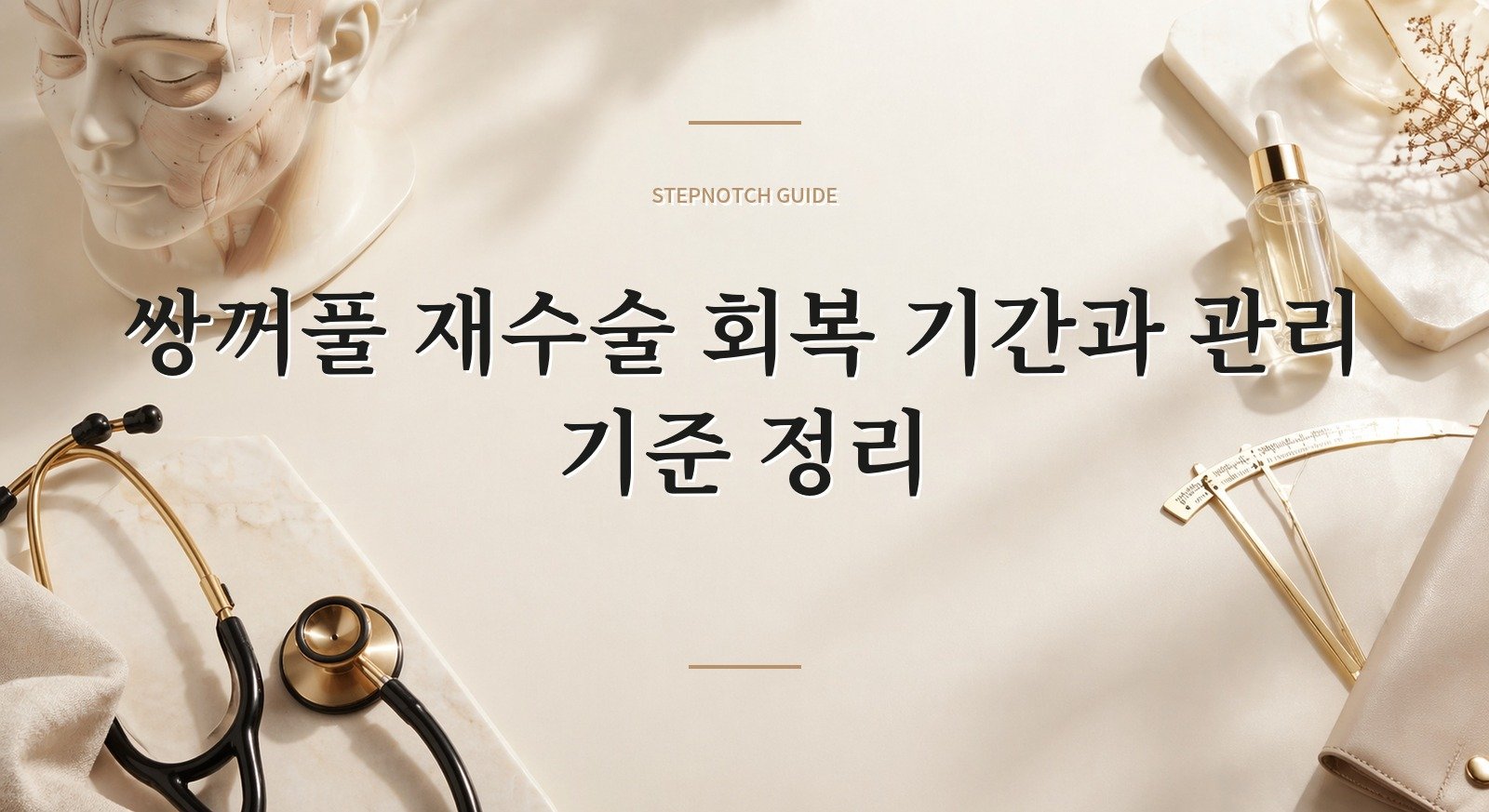 쌍꺼풀 재수술 회복 기간과 관리 기준 정리 대표 이미지