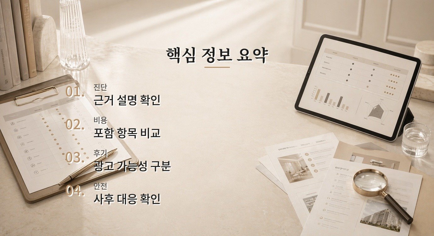 눈성형 병원 병원 비용 차이와 견적 비교 기준 핵심 정보 요약 이미지