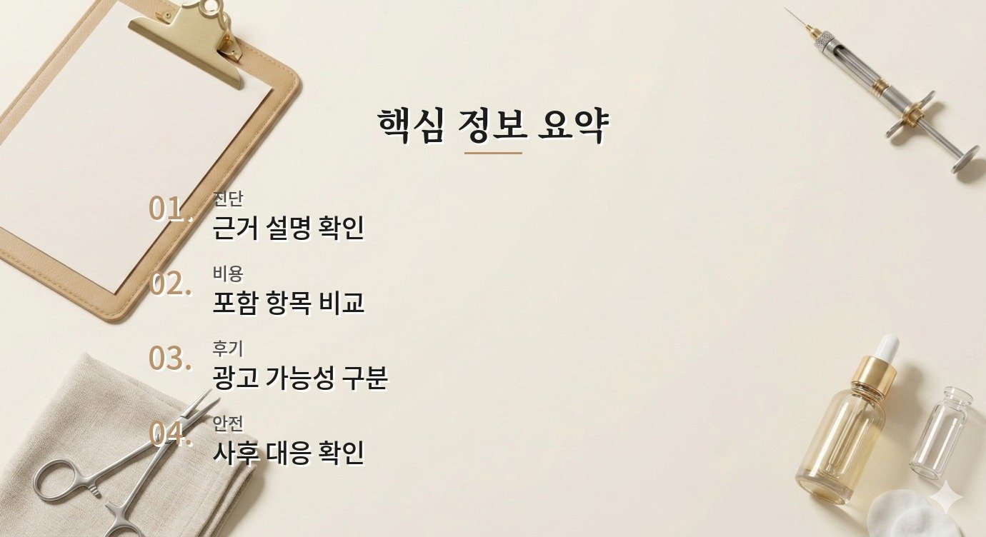 코성형 CT 상담 비교 상담 순서와 결정 기준 핵심 정보