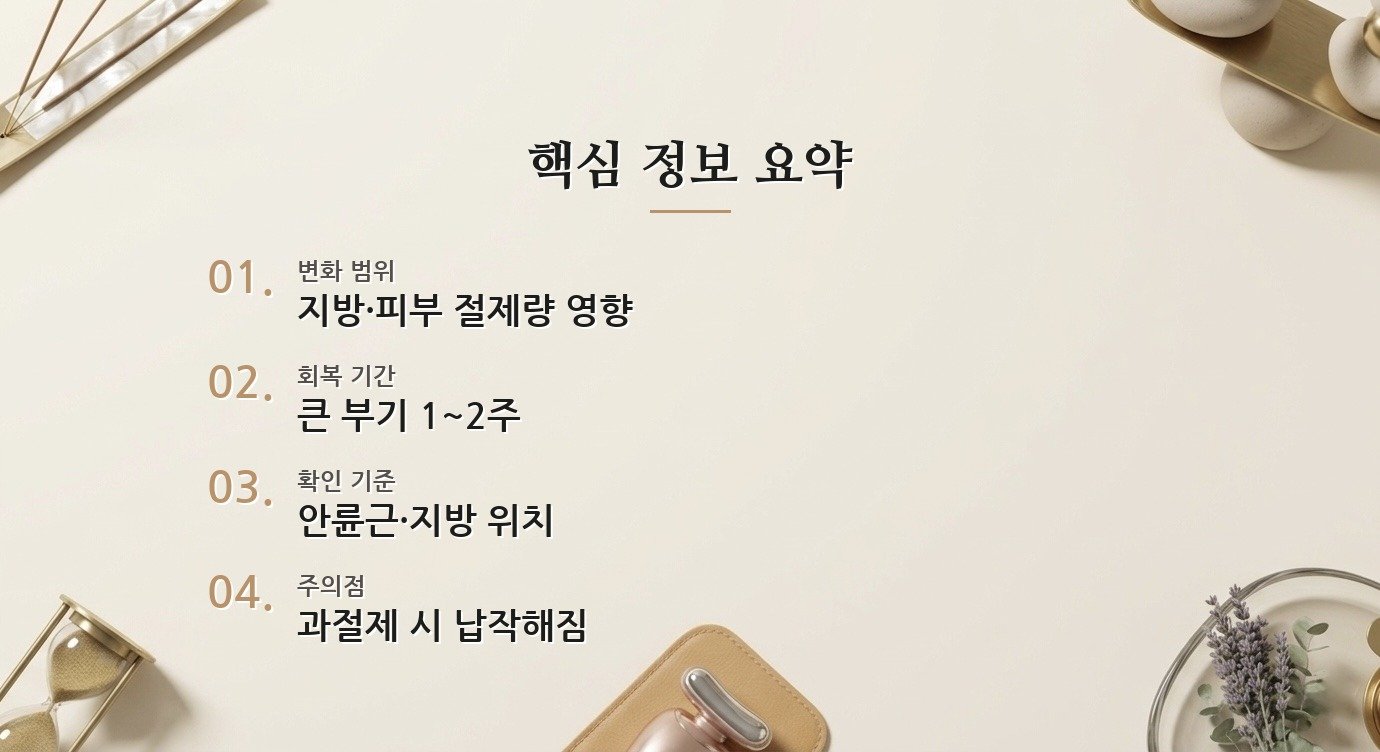 하안검 수술 후 애교살은 어떻게 달라질 수 있나요? 핵심 정보
