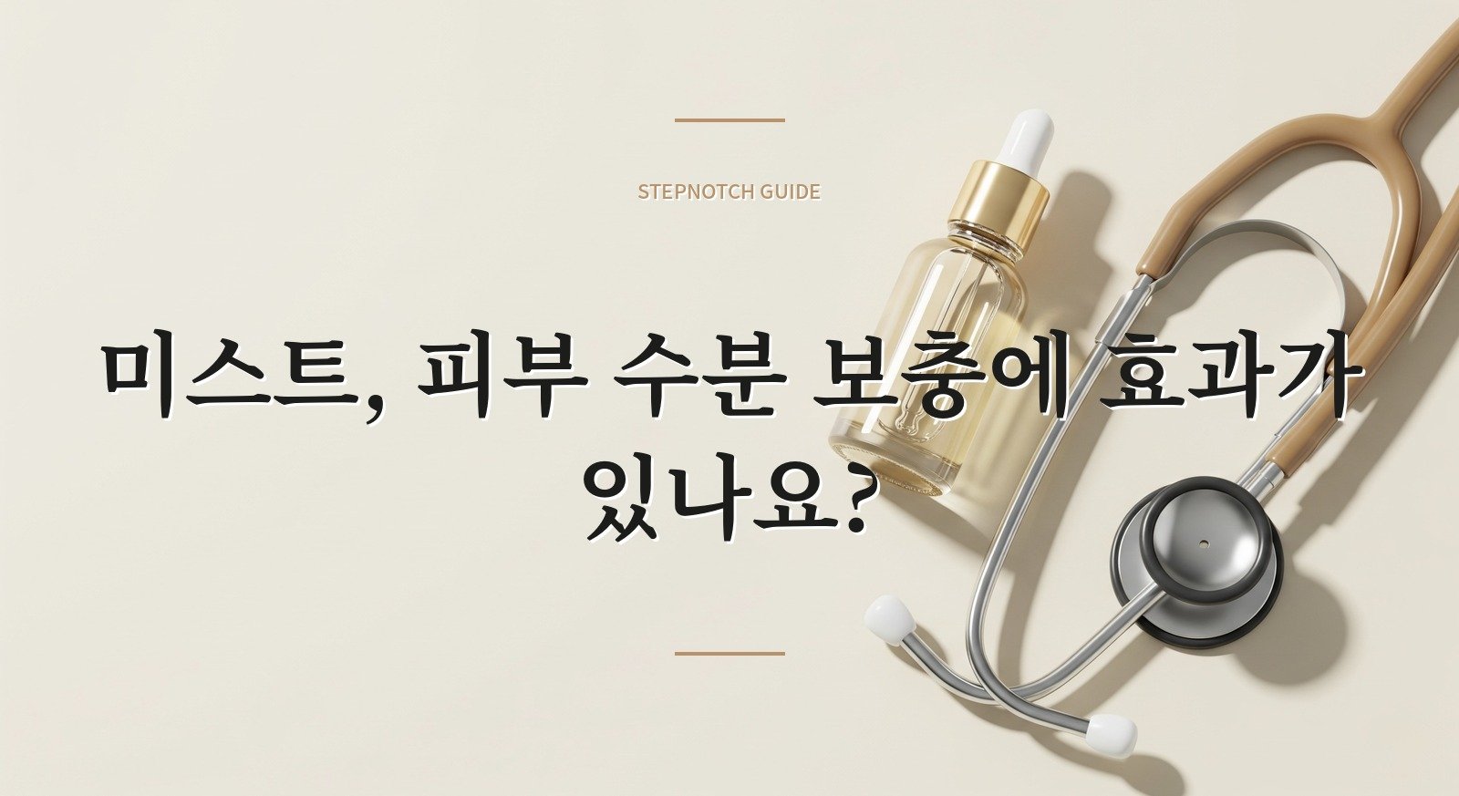 미스트, 피부 수분 보충에 효과가 있나요?