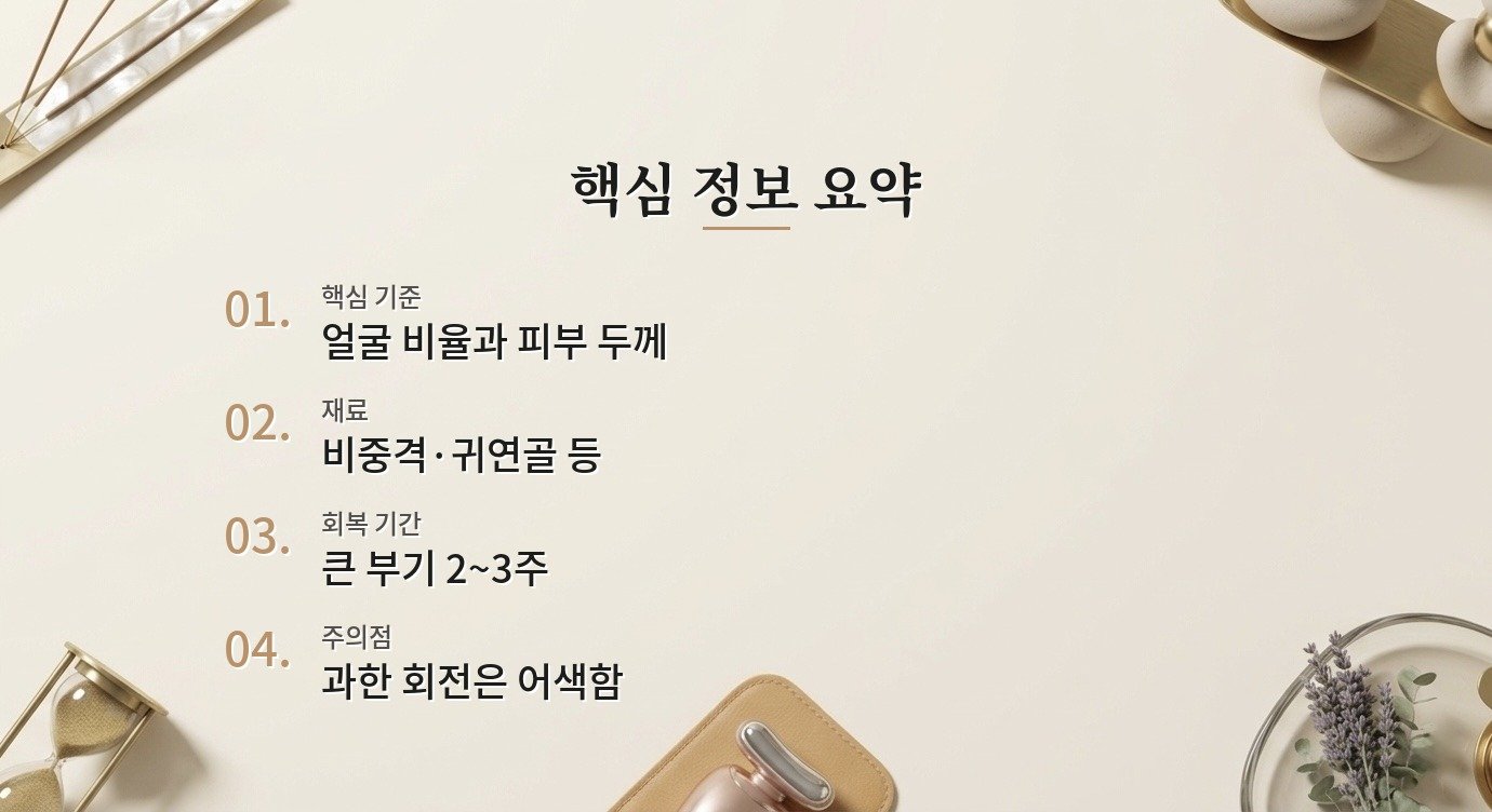 코끝 성형은 얼마나 올려야 자연스럽게 보이나요 기준은 무엇인가요? 핵심 정보