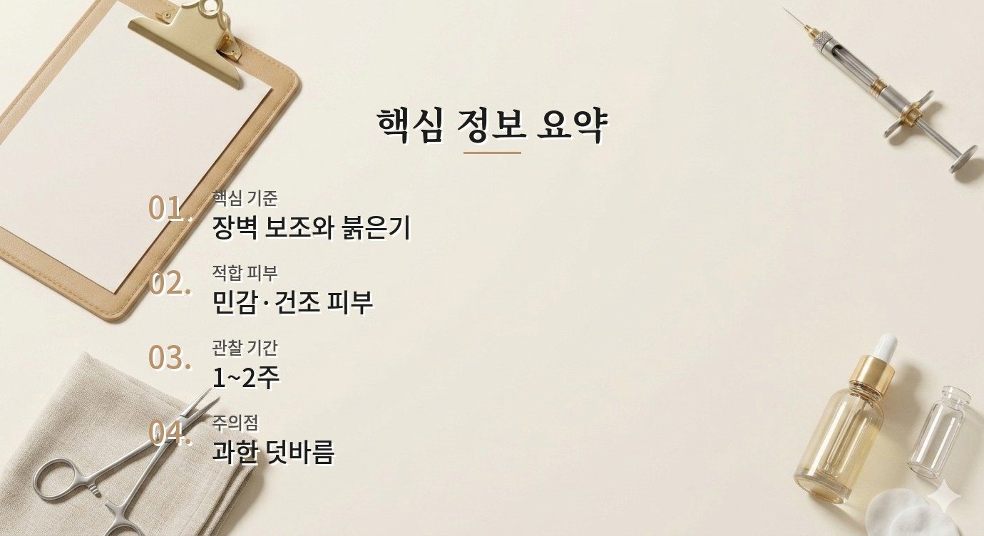 판테놀 크림 진정 함께 쓰면 피할 성분 조합 정리 핵심 정보 요약 이미지