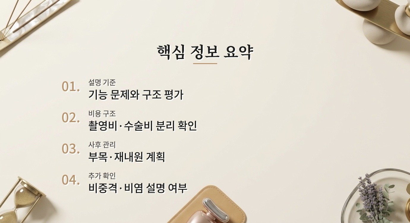 코성형 병원 비교할 때 CT 촬영이 필요한 경우는 언제인가요? 핵심 정보