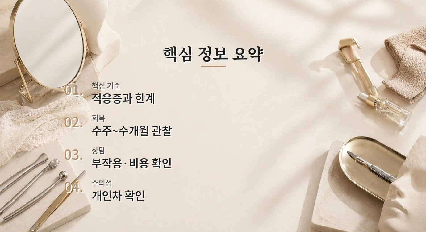 가슴 지방이식 비용 차이와 상담 견적 비교 기준 핵심 정보