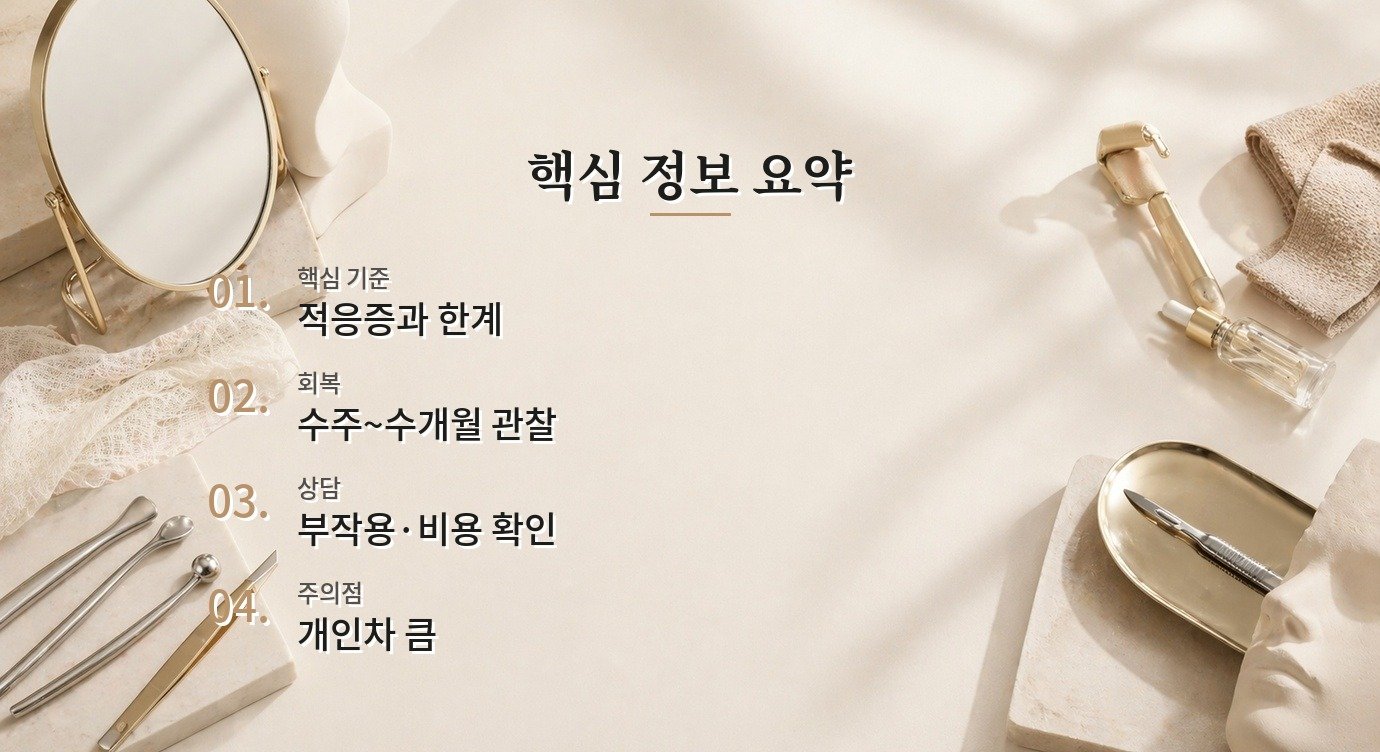 코재수술 수술 전 확인할 비용·회복·주의점 가이드 핵심 정보