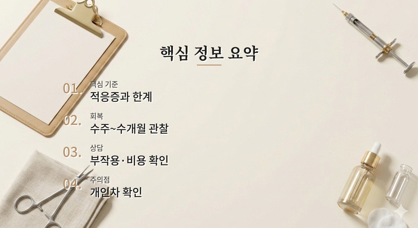 실리프팅 비용 차이와 상담 견적 비교 기준 핵심 정보