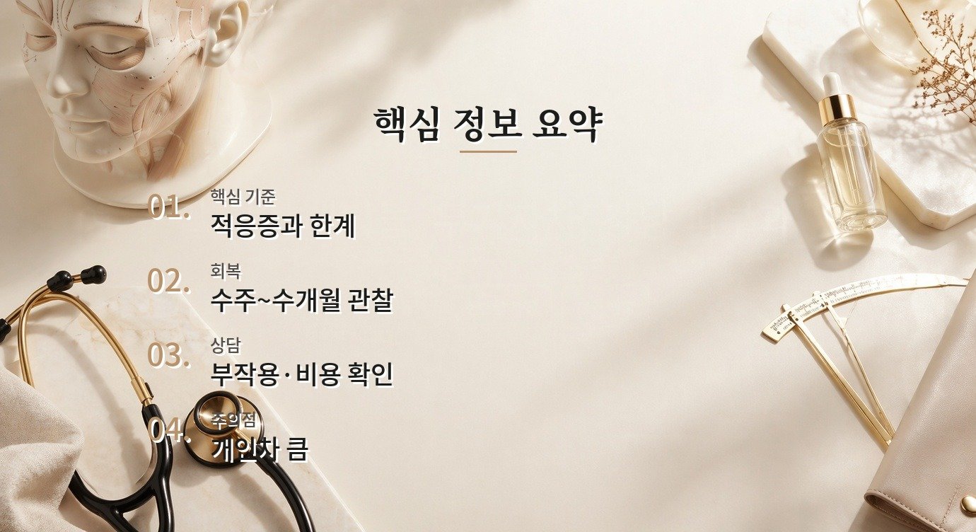 리쥬란 HB 결과 안정화 시기와 재평가 기준 핵심 정보