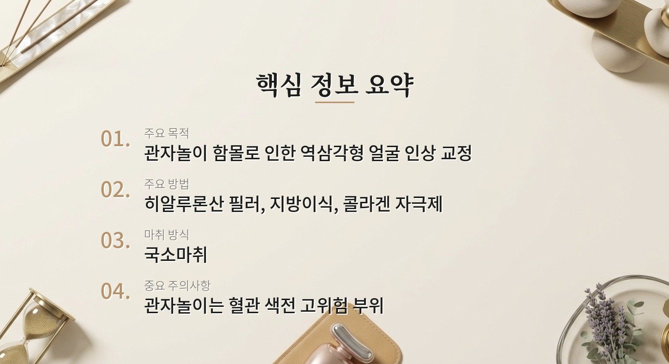 관자놀이 꺼짐 교정은 필러와 지방이식 중 어떤 게 더 좋은가요? 핵심 정보