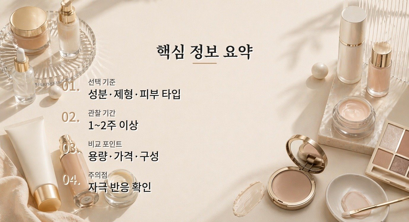톤업선크림 보습력과 건성 피부 선택 기준 핵심 정보 요약 이미지