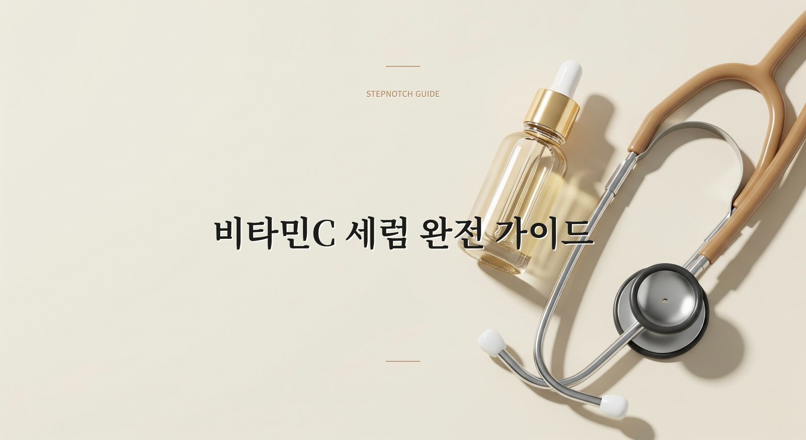 비타민C 세럼 완전 가이드: 미백·항산화 효과 제대로 보는 법