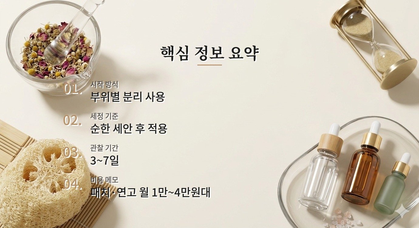 여드름 패치 연고 피부 타입별 사용법과 루틴 가이드 핵심 정보 요약 이미지