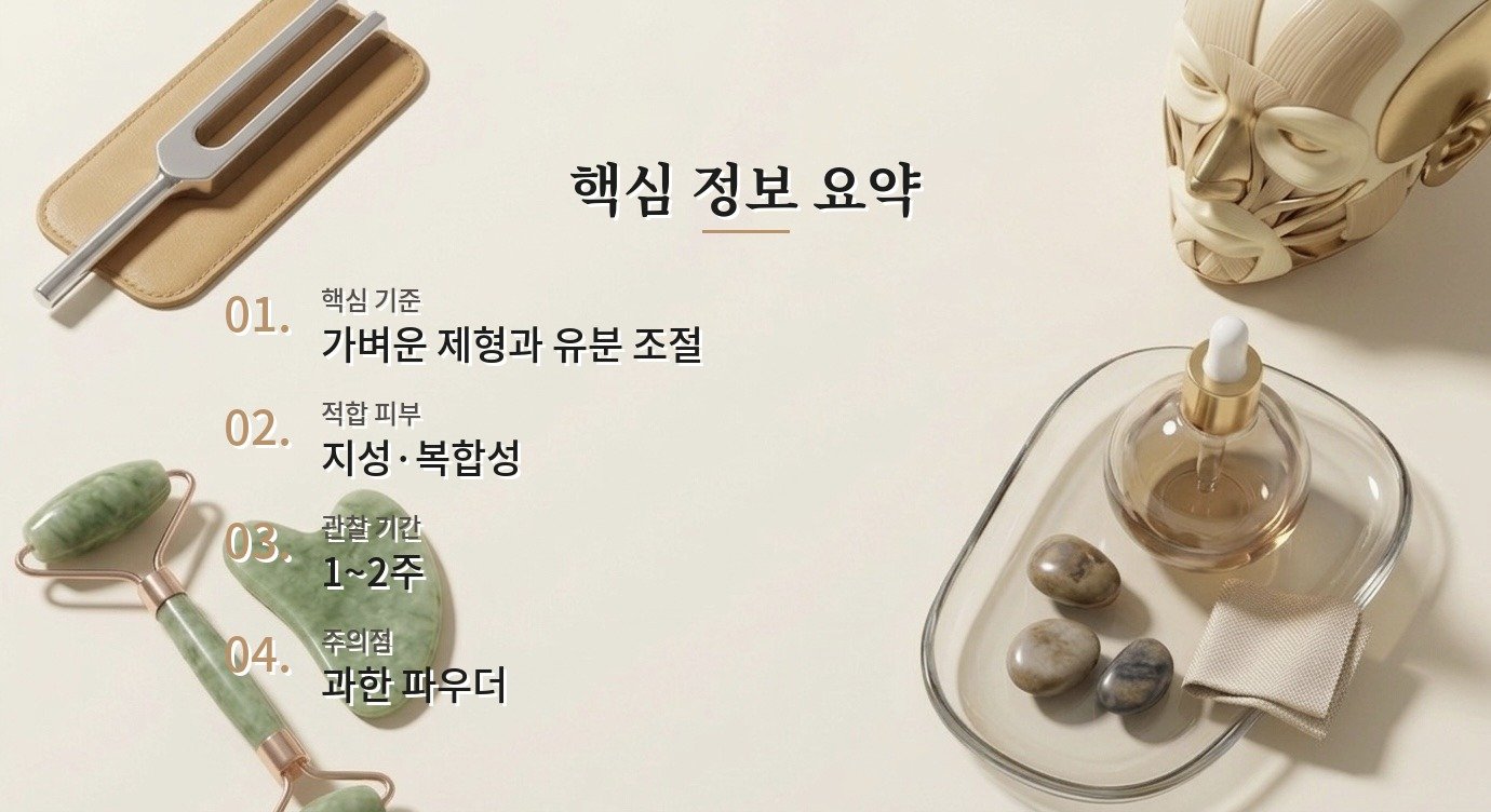 여름 피지 루틴 아침·밤 루틴 사용법과 순서 핵심 정보 요약 이미지